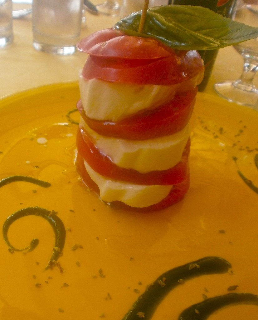 The best Caprese ever in beautiful Sorrento