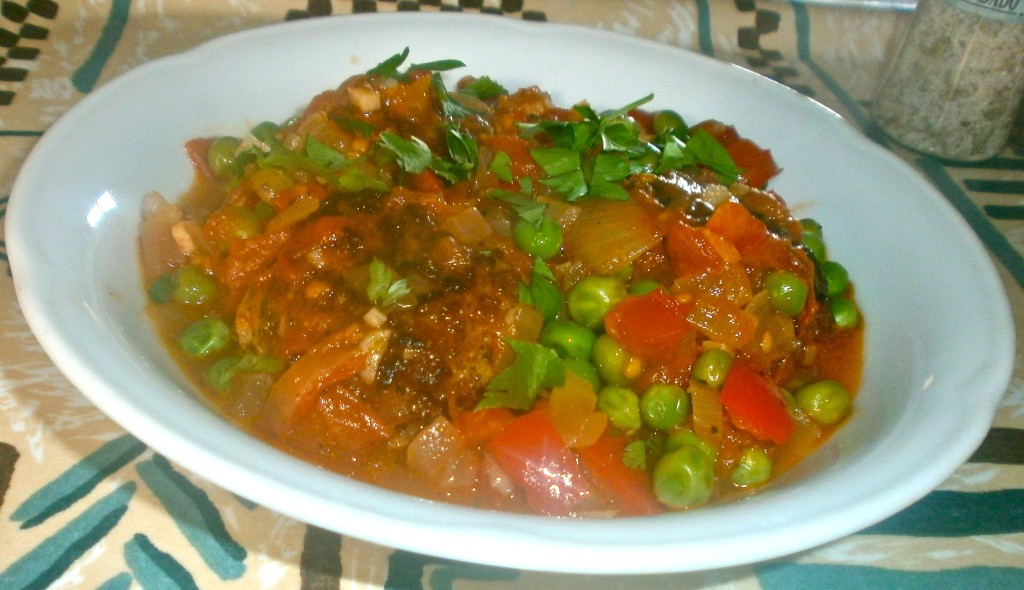 More Spanish influences with spicy meatballs
