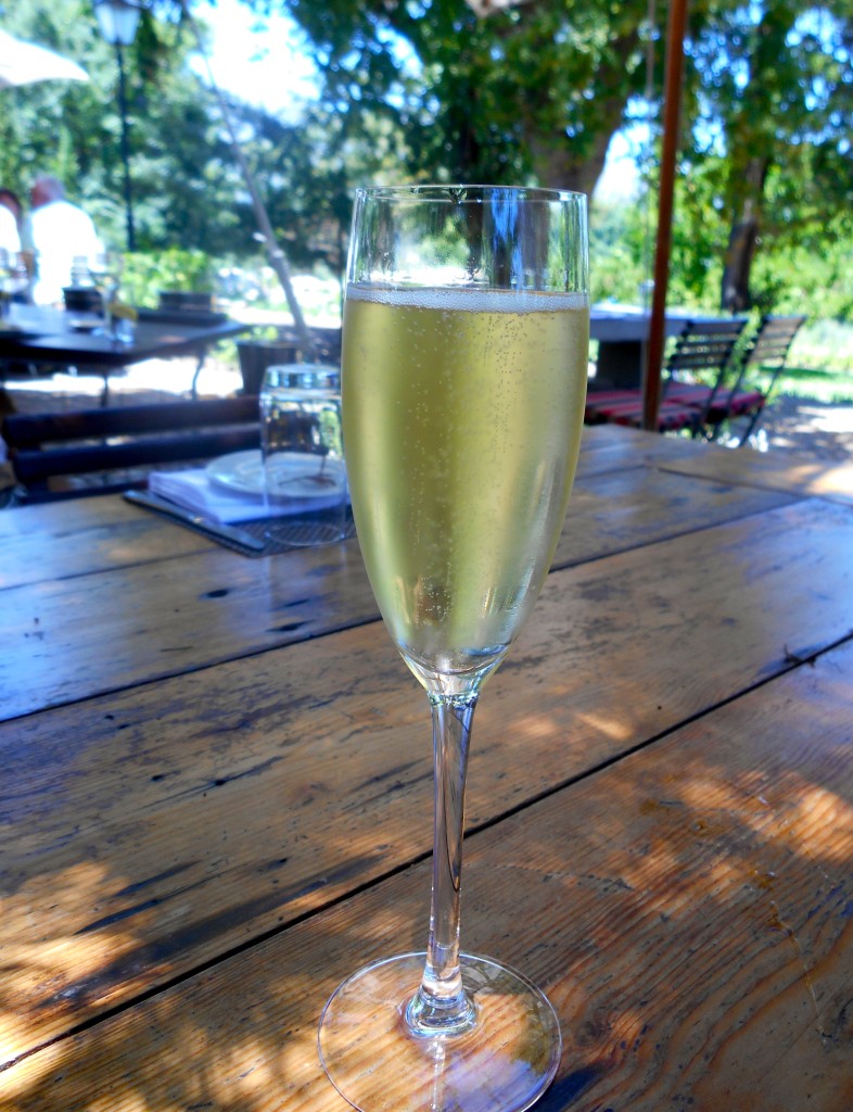 Settling down with a glass of Klein Zalze bubbles