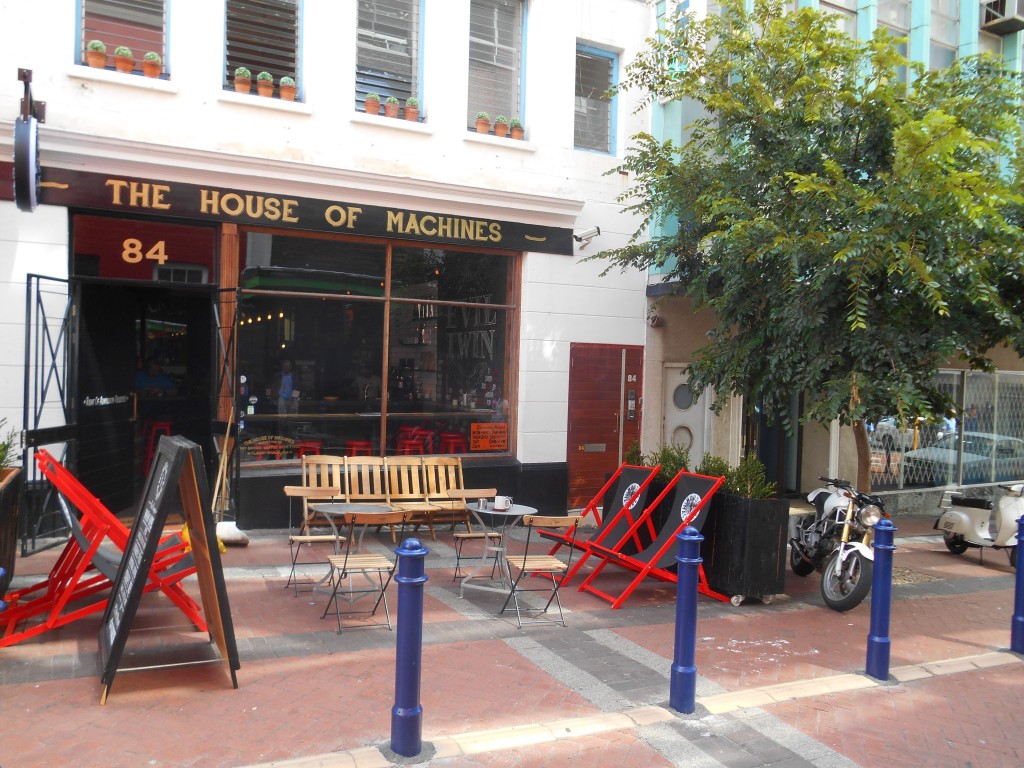 Stop for refreshments at House of Machines