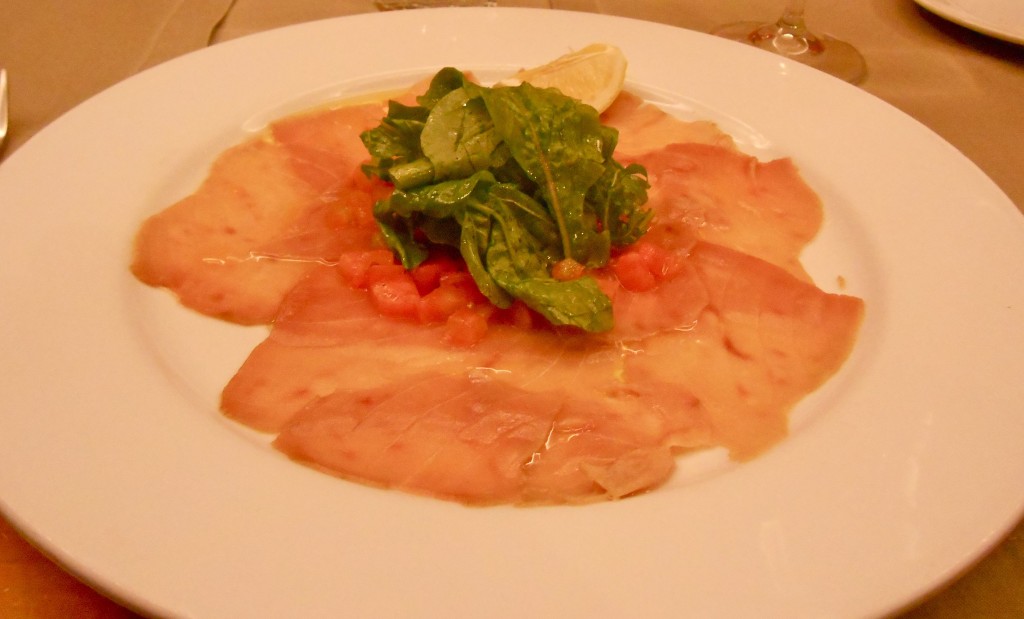 tuna carpaccio