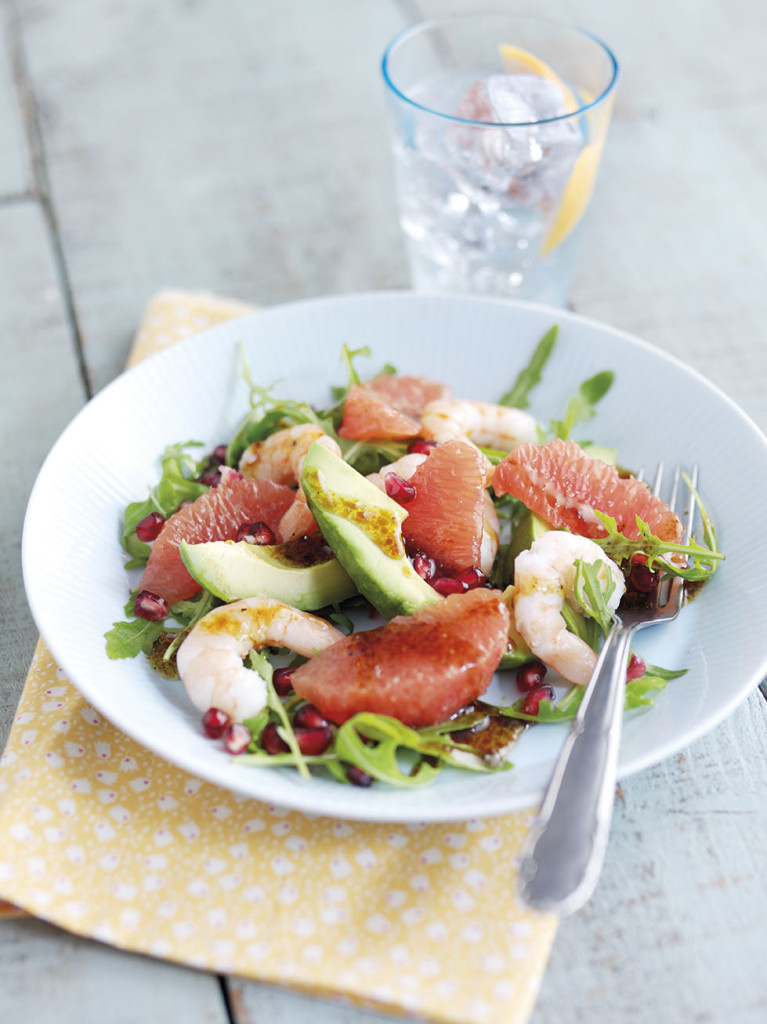A beautifully colourful and summery salad