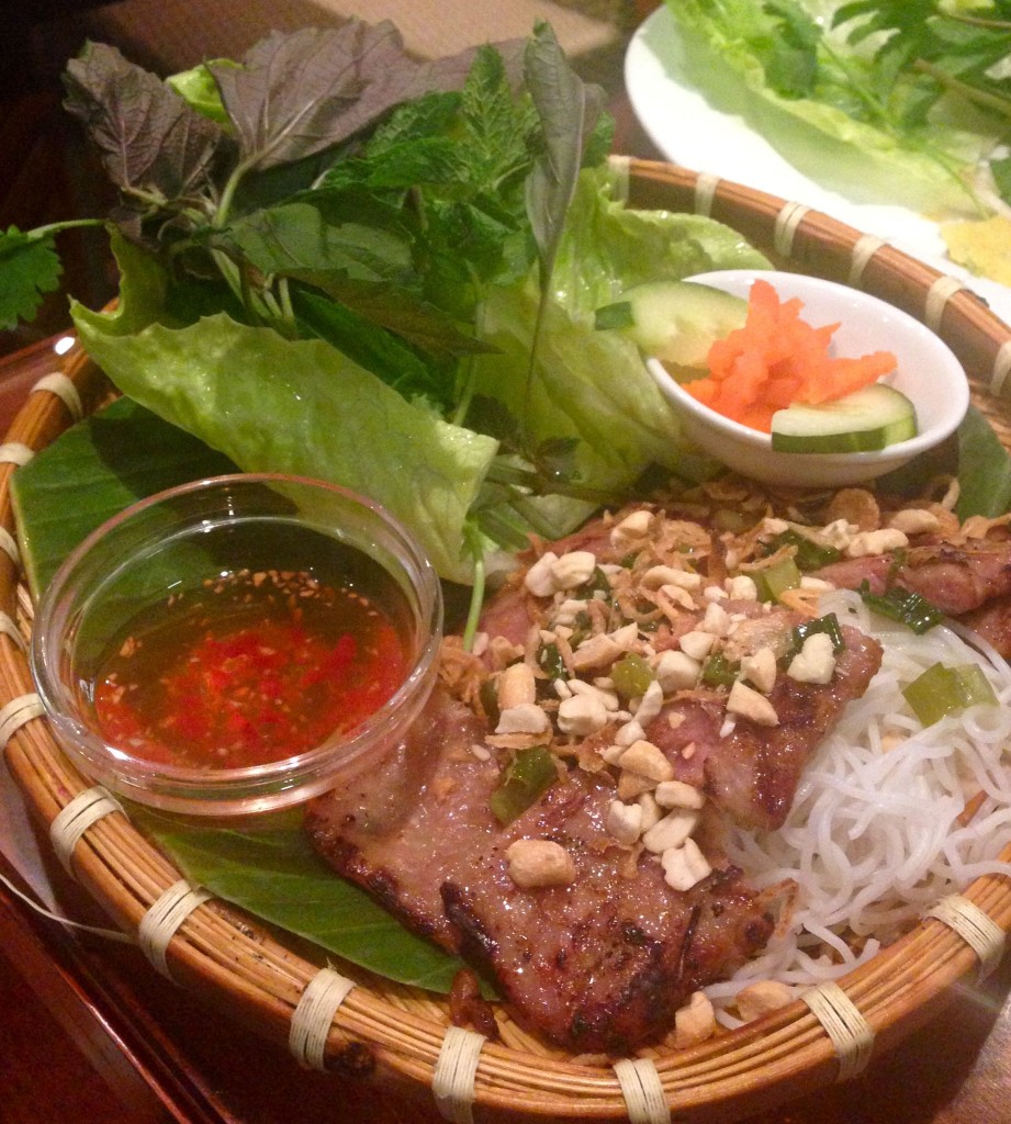 ender and tasty pork and accompaniments ready to be wrapped