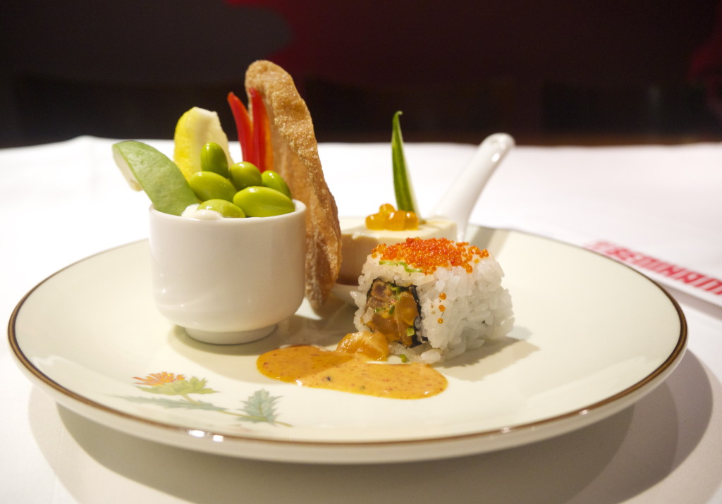 The beautiful starter on the Keiko menu