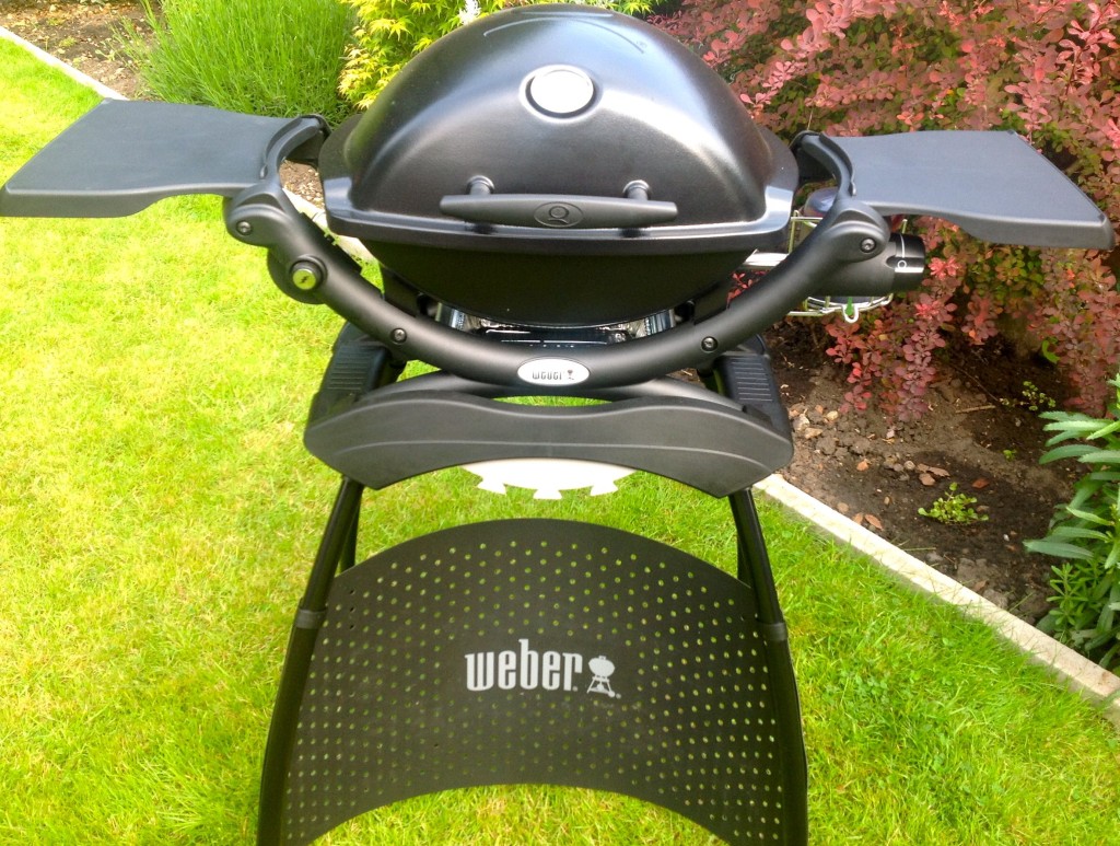 My lovely new gas barbecue in the summer sunshine