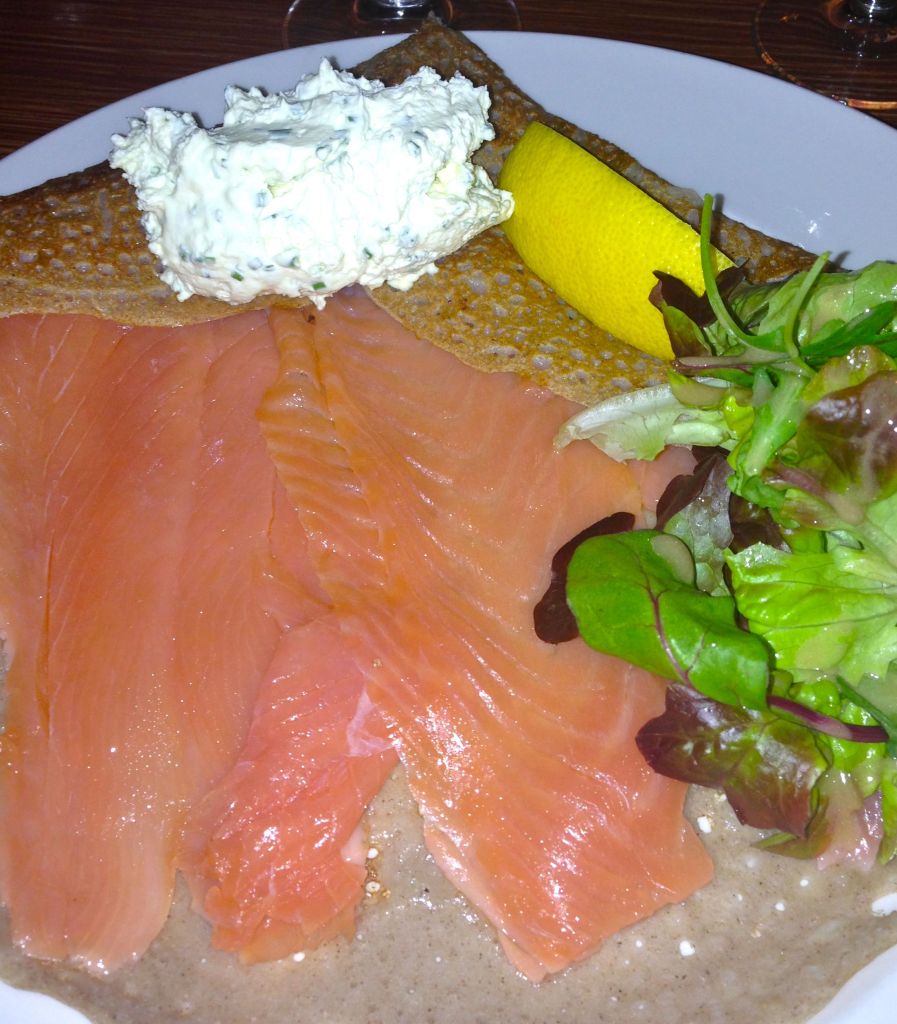 salmon pancake