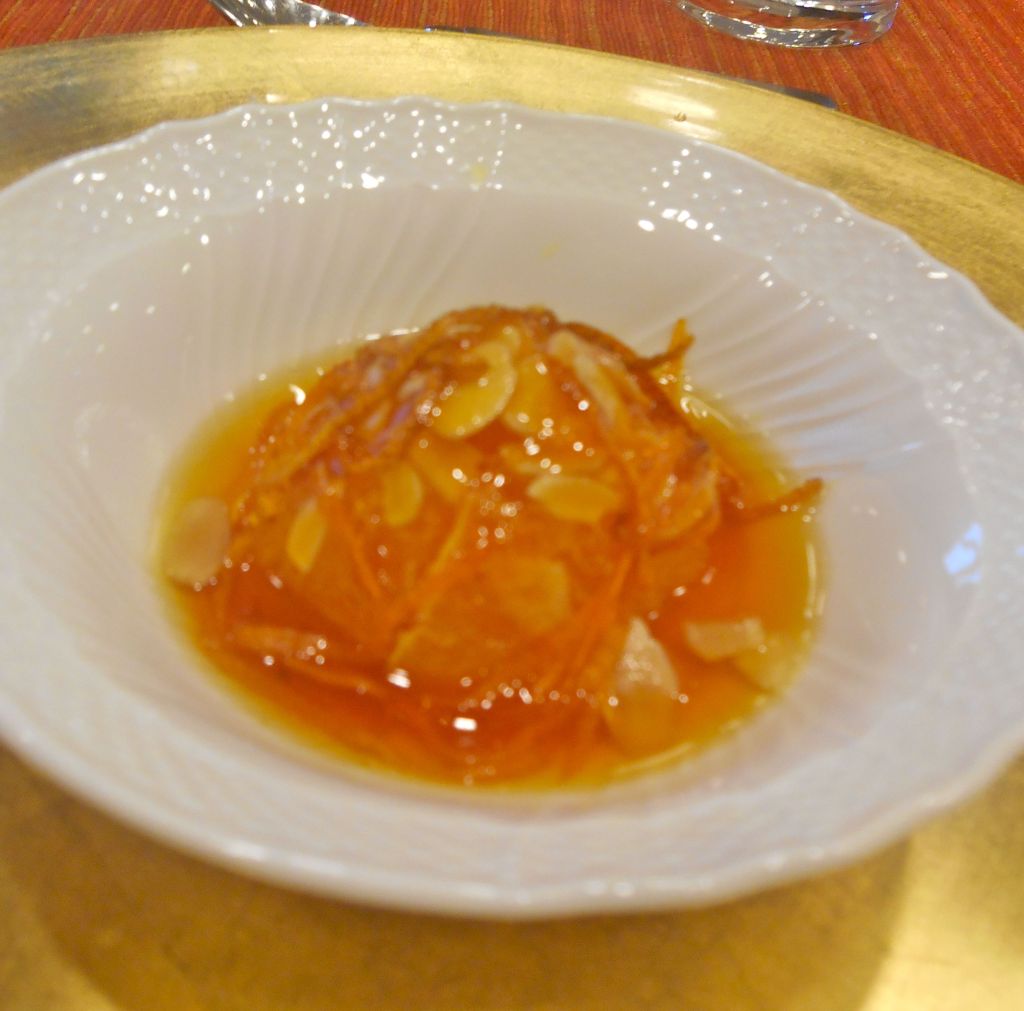 The delectable orange dessert