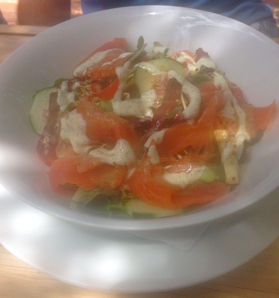 salmon trout salad