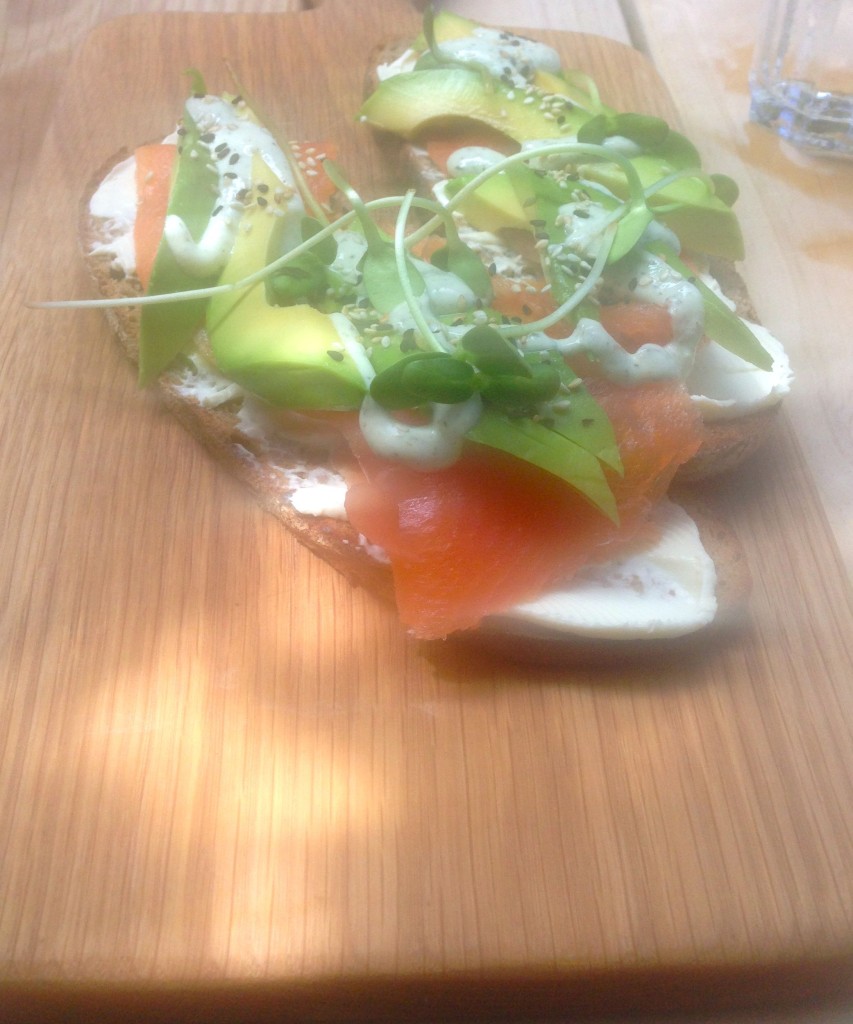salmontrout sandwich