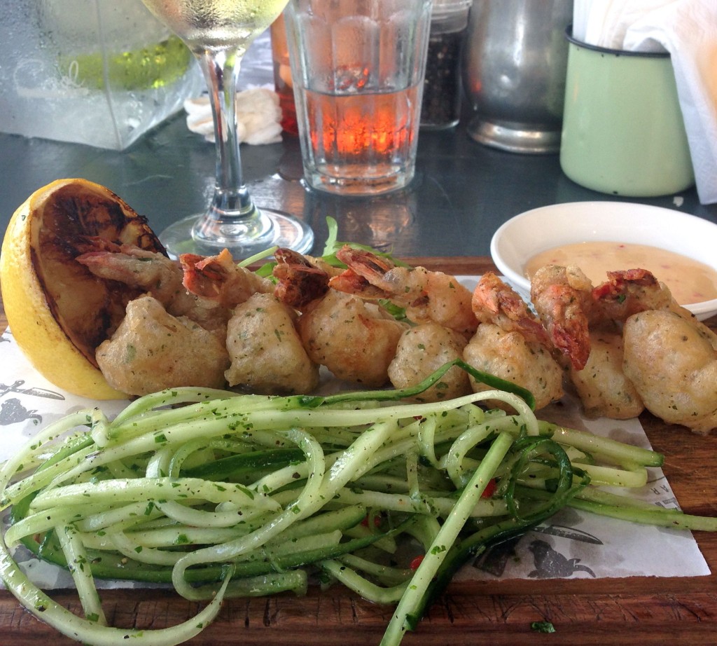 tempura prawns