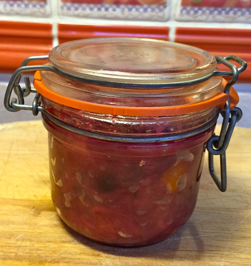 Zingy, gingery relish for your pantry