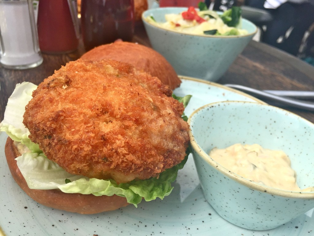 shrimp burger