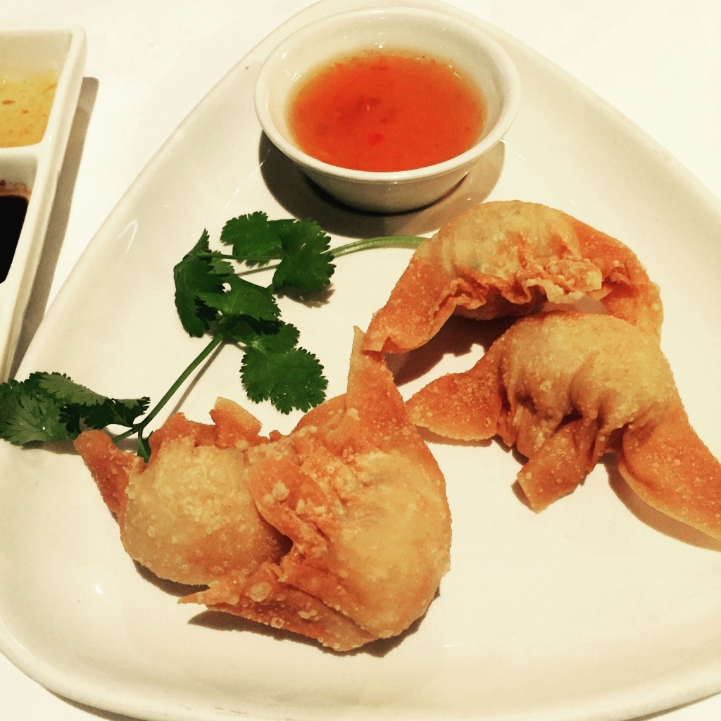 Plump and crispy prawn dumplings