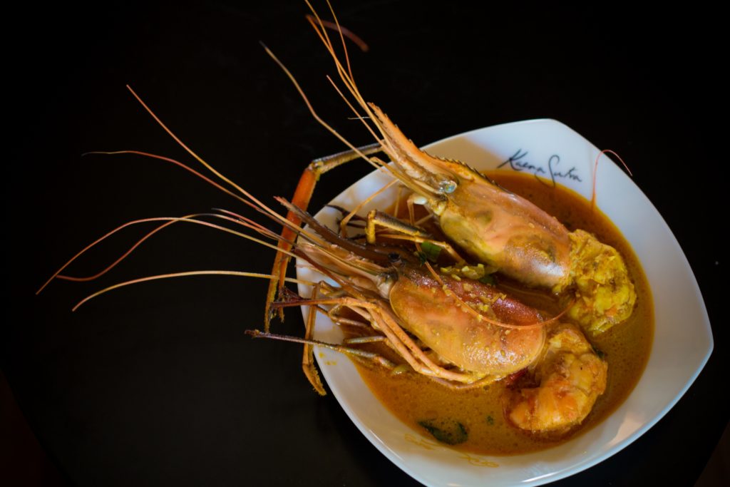 Freshwater Prawn Curry