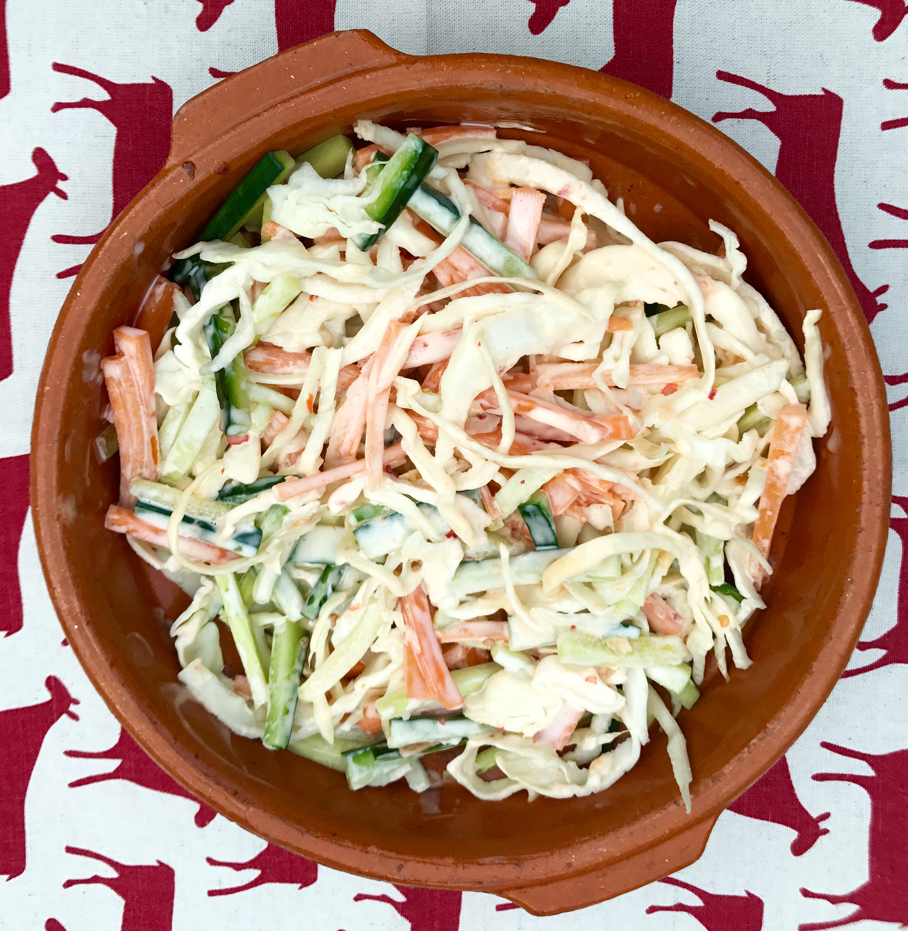 CharBroil Big Easy: Coleslaw accompaniment