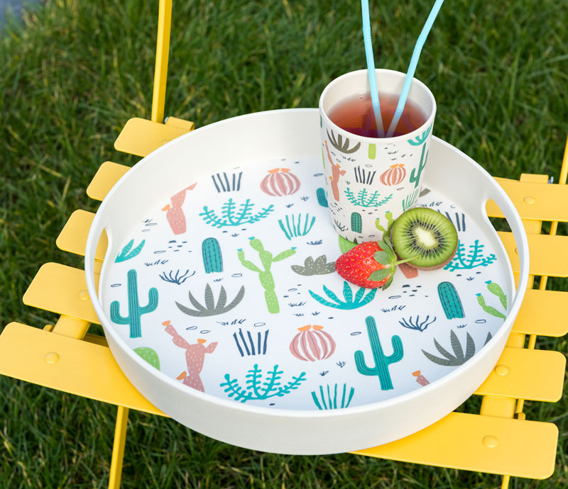 Competition: Desert in Bloom tray and tumbler