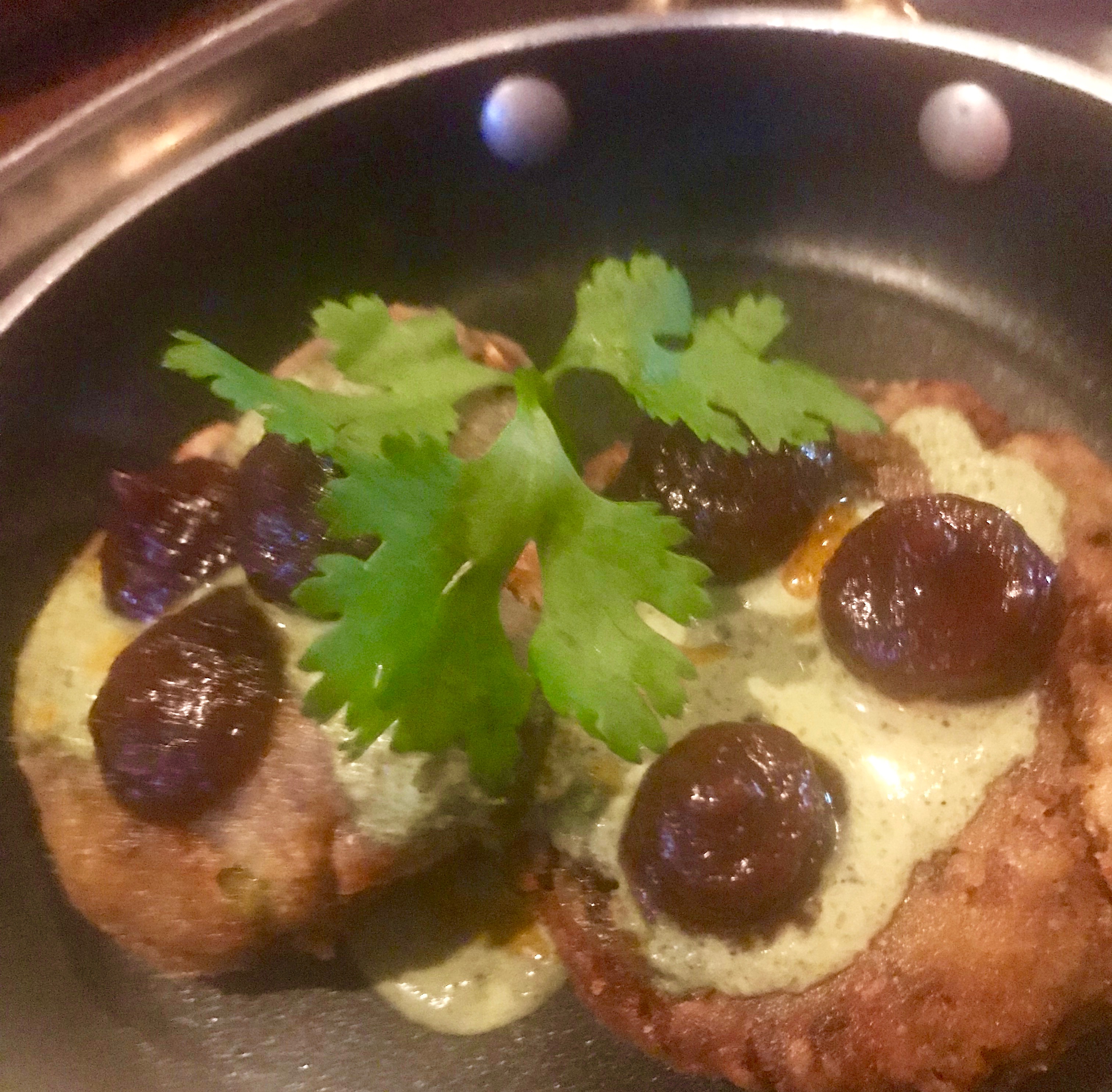 Thali: aloo tikki