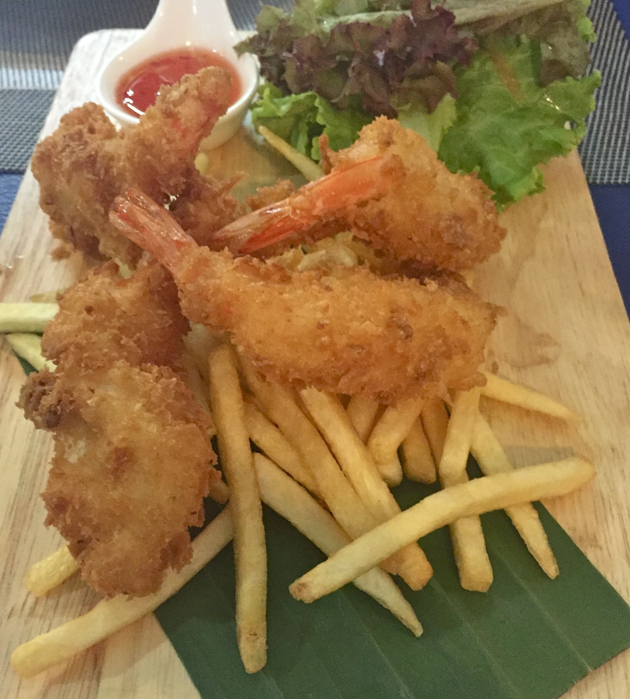 Chaweng Beach: prawnstarter