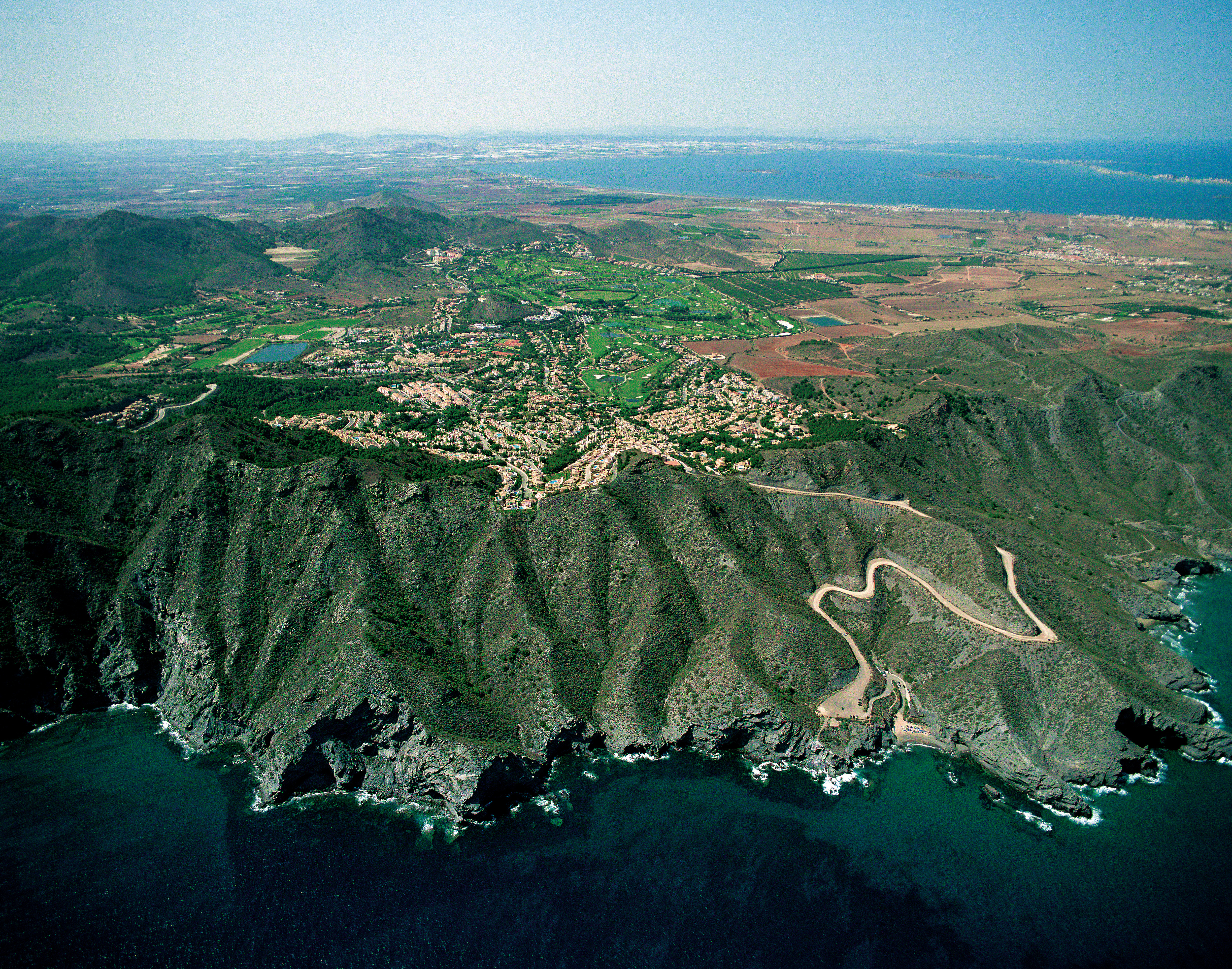 Principe Felipe: aerial shot