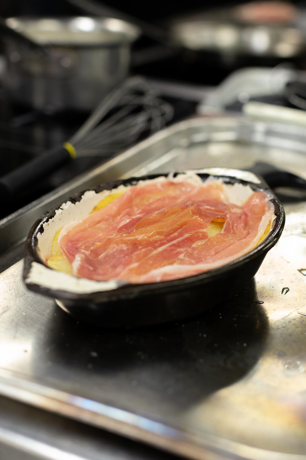 Parma Ham: gratin