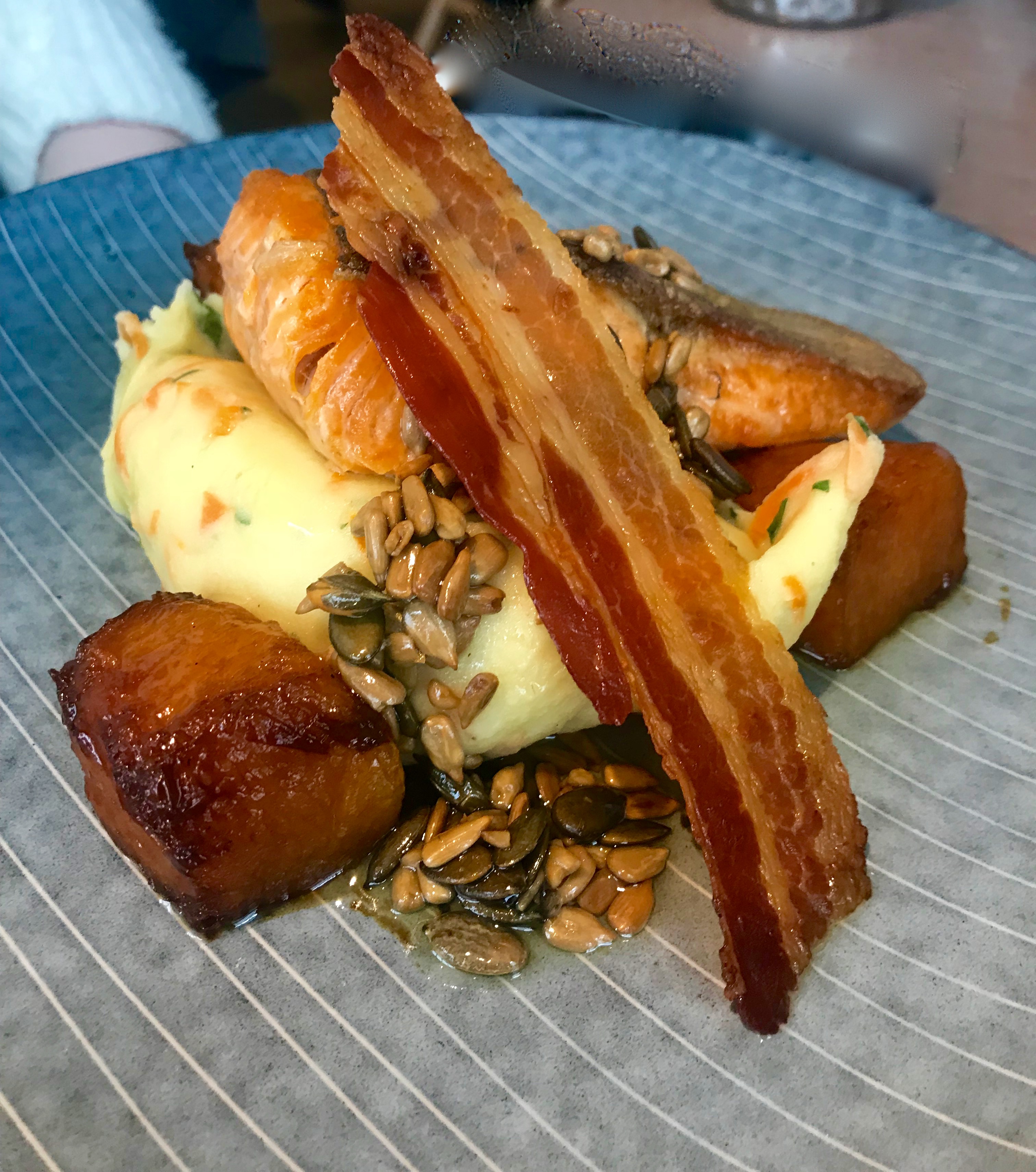 Sky Garden: luscious trout