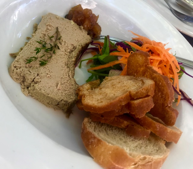 Simon's: duck liver parfait