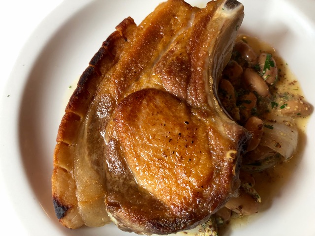 The French House: pork chop