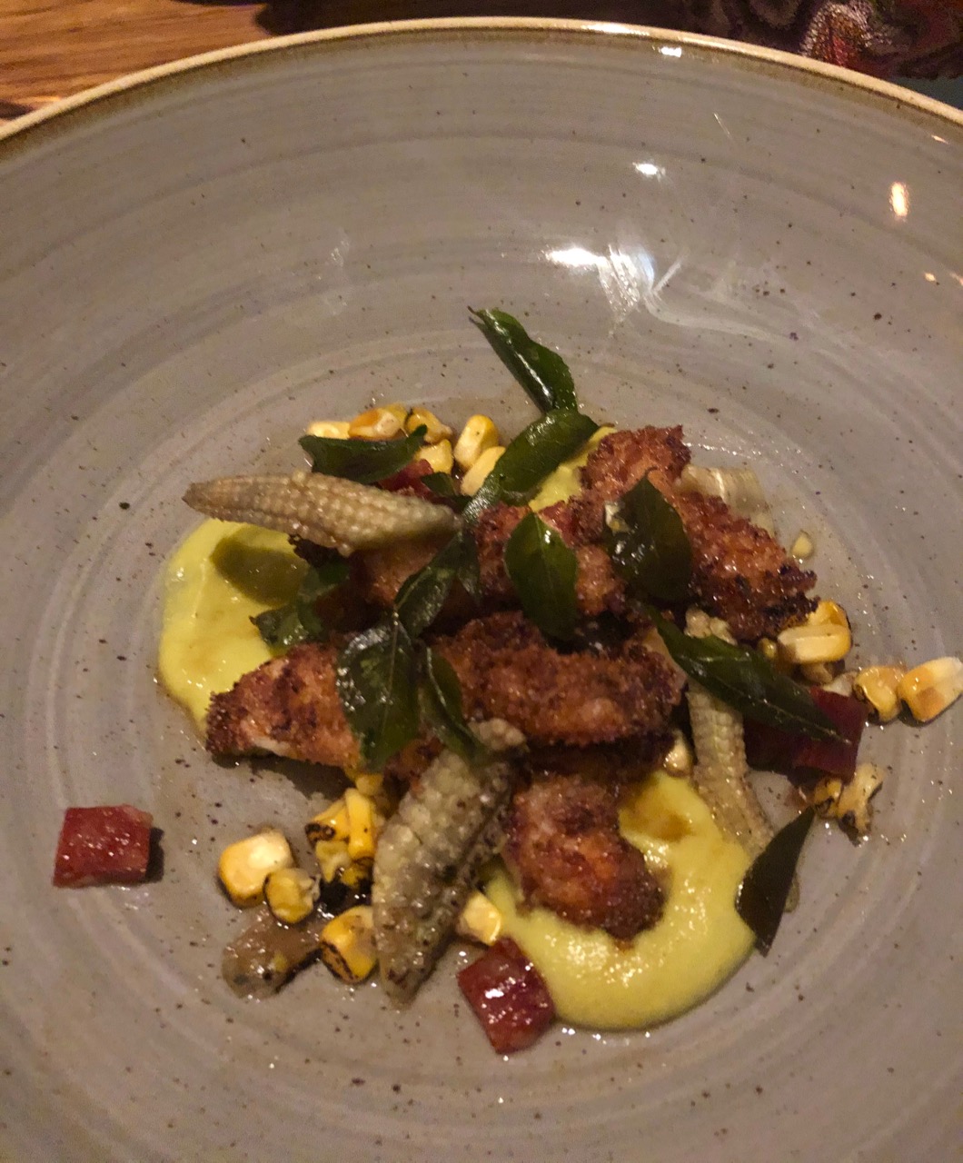 La Mouette: prawns