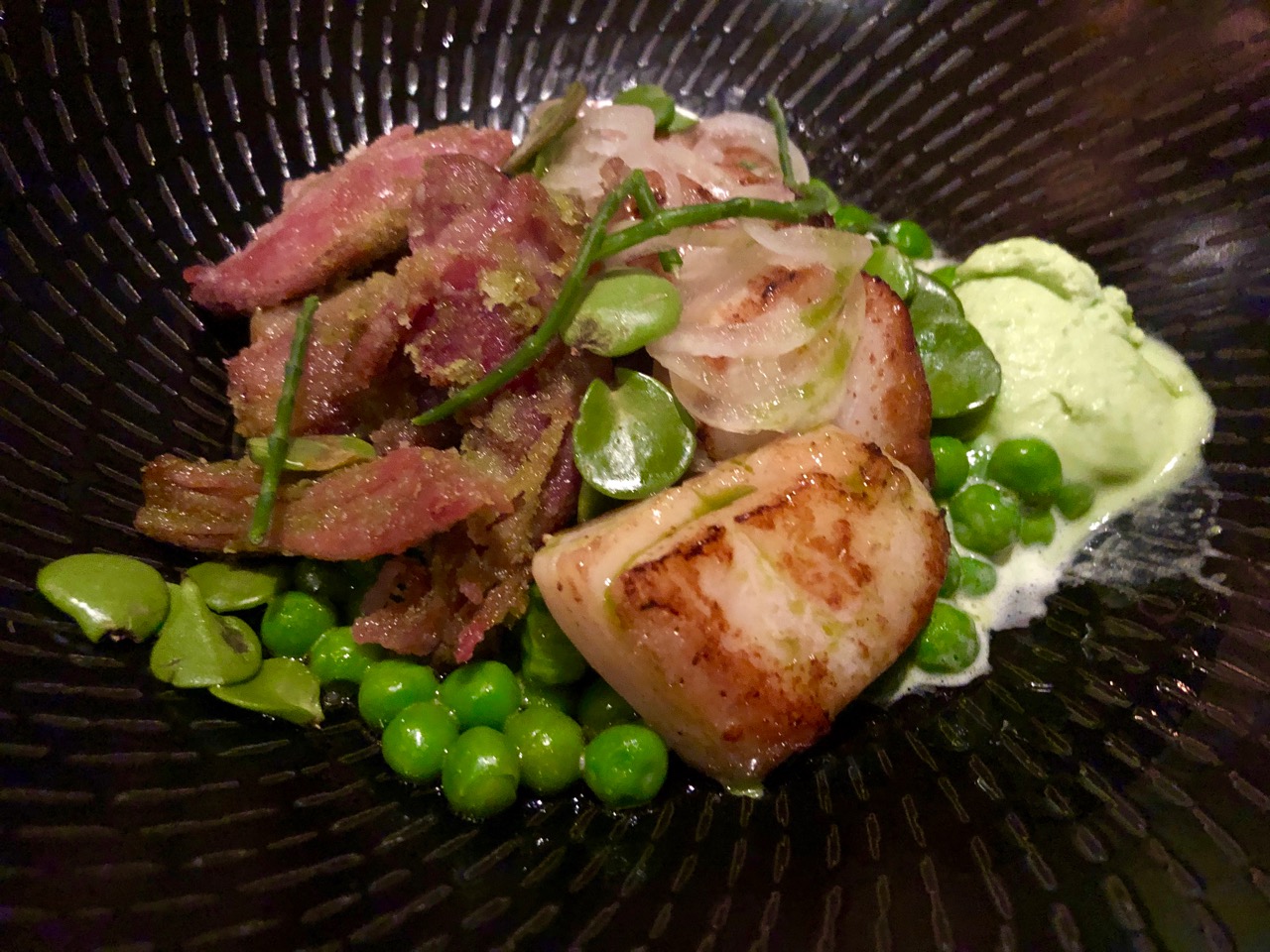 La Mouette: scallops