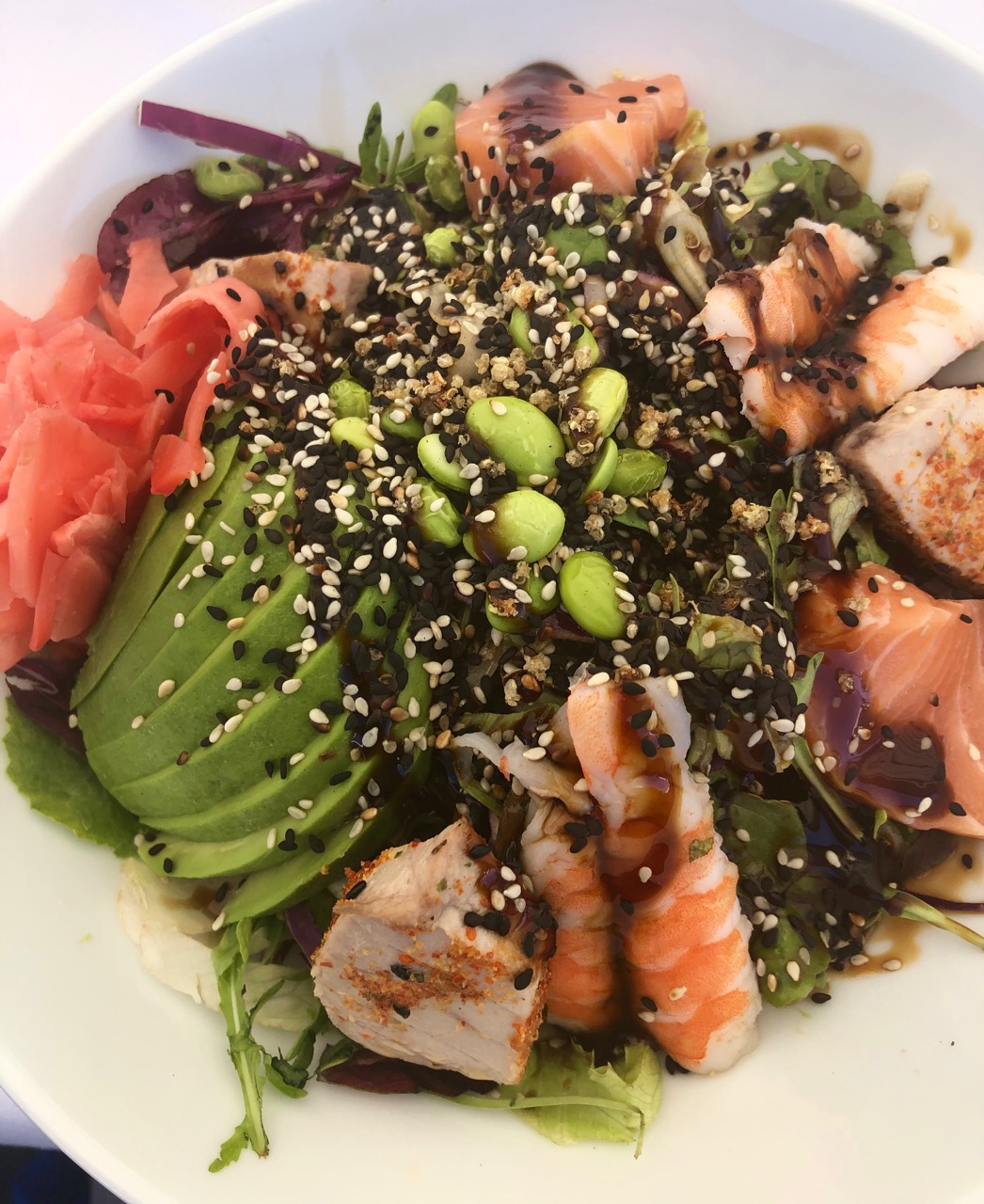 The Bungalow: sushi salad