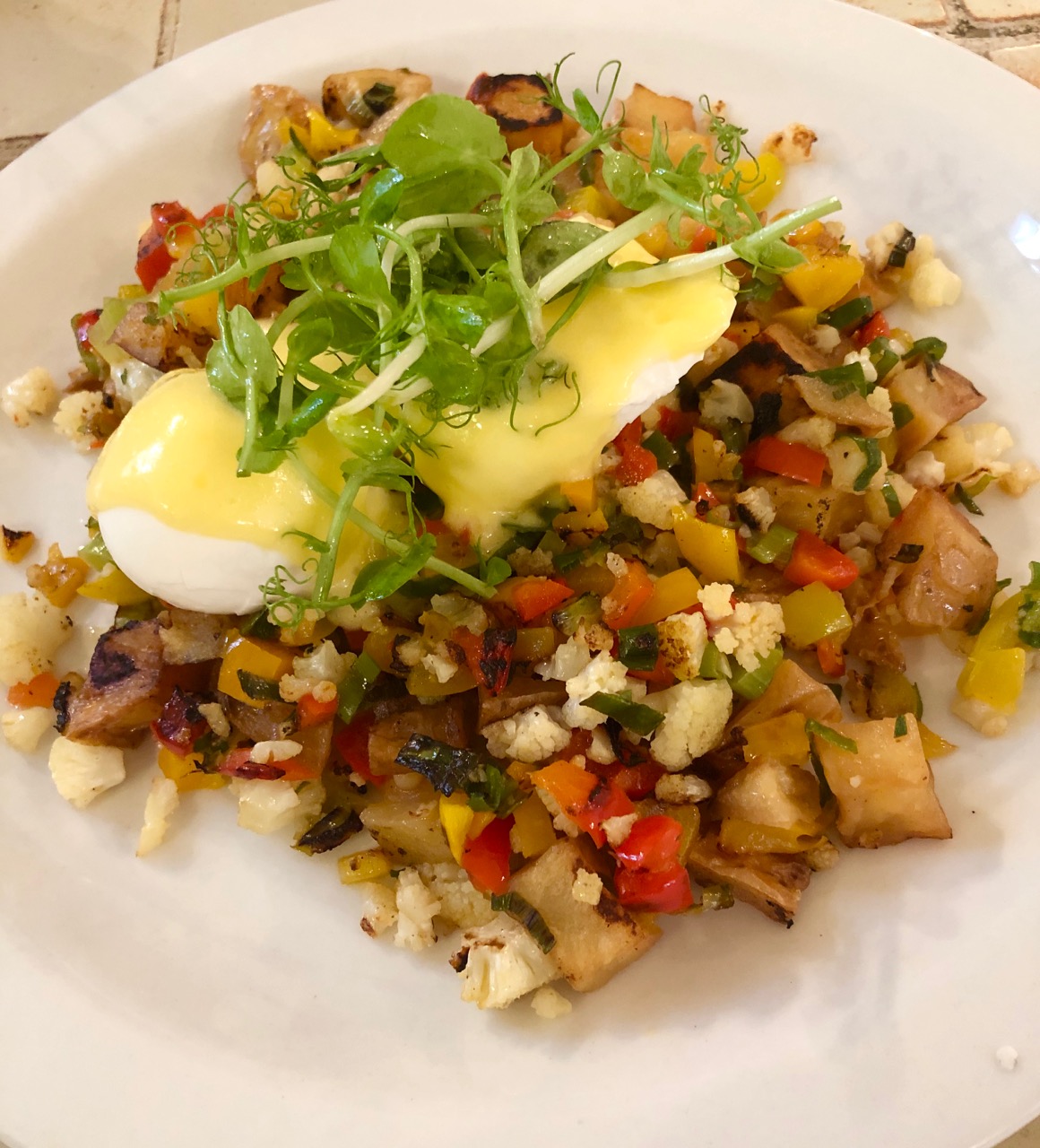 Clarke's: Hash eggs