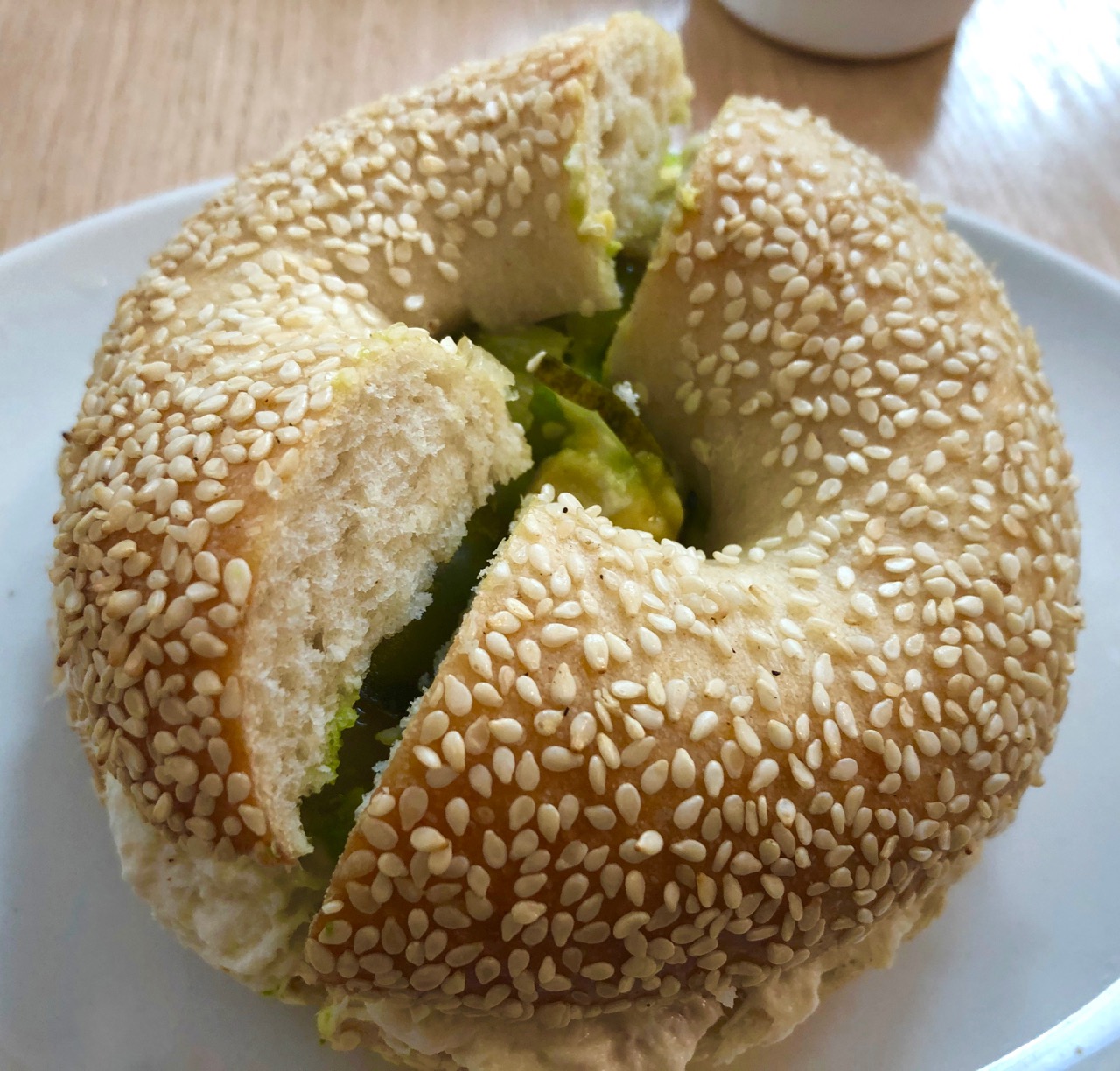 Kleinsky's: Chicken mayo bagel