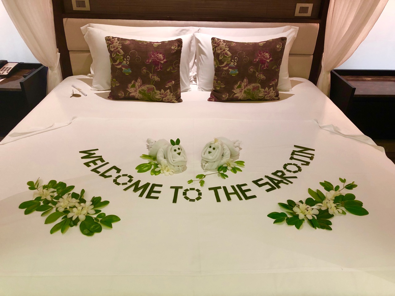 The Sarojin: bed art