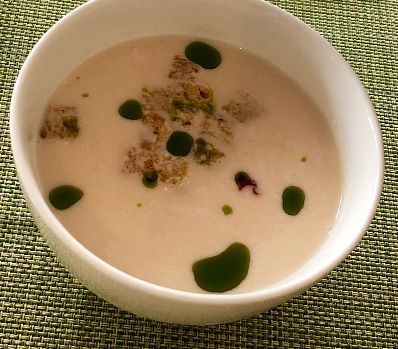 High Timber: white gazpacho