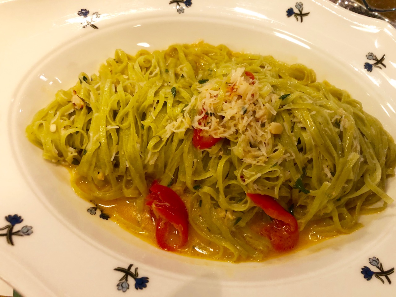 Crab tagliolini