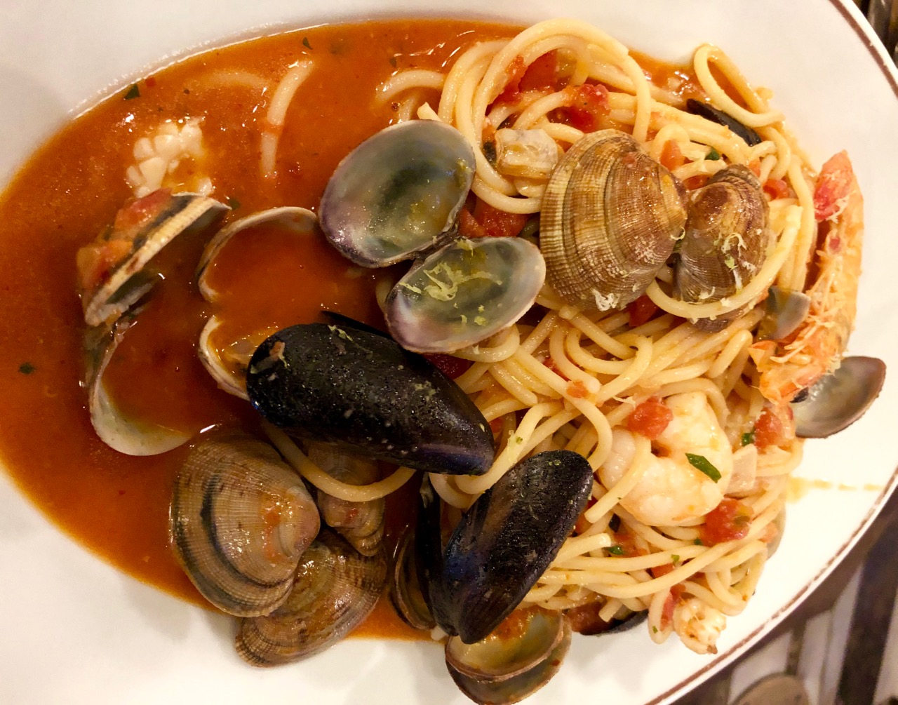 Seafood pasta