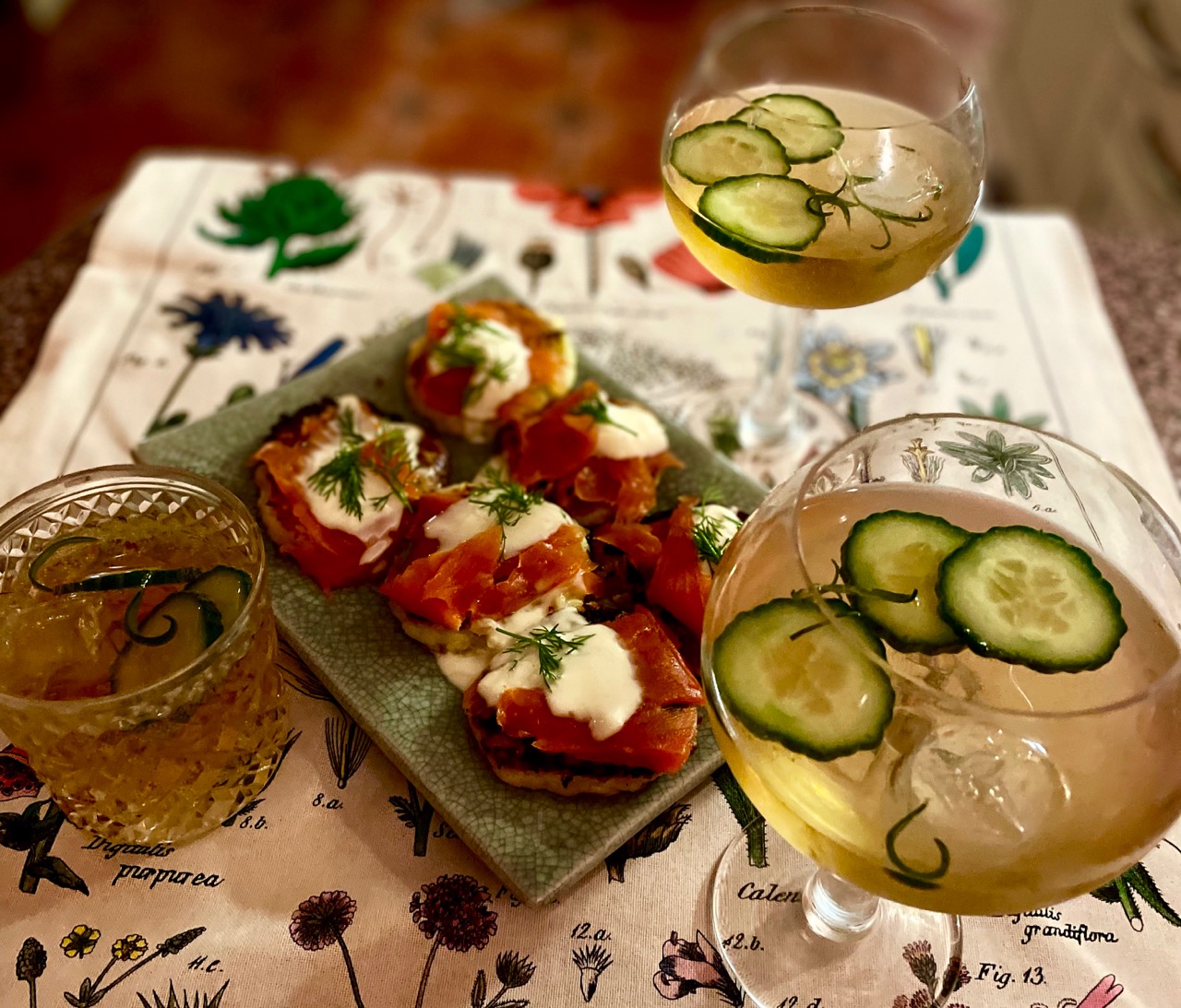 Binary Botanical beer with cucumber and rosemary